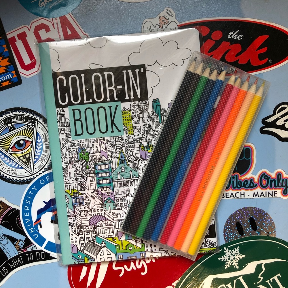 Cities Coloring Book